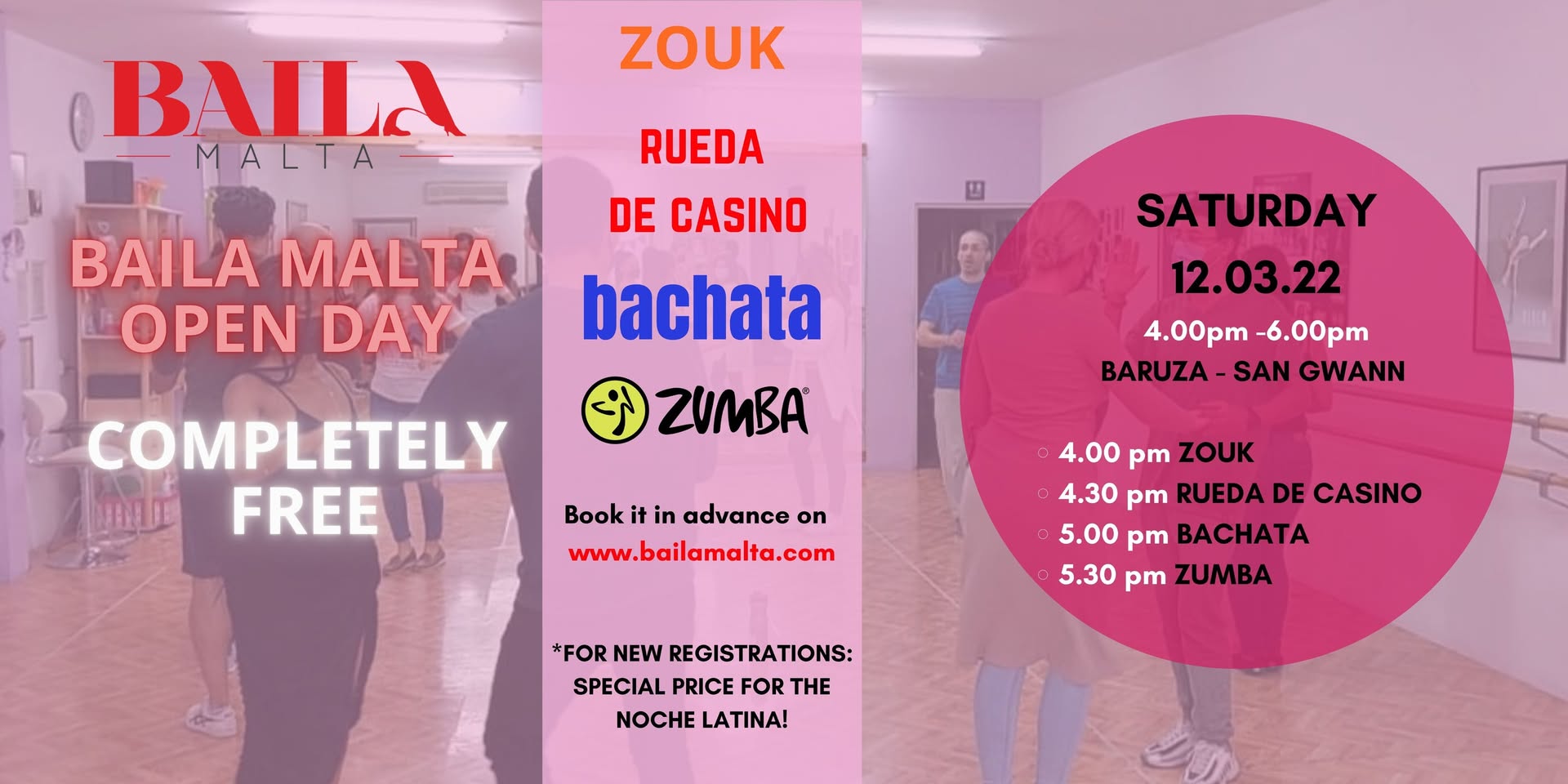BAILA MALTA OPEN DAY