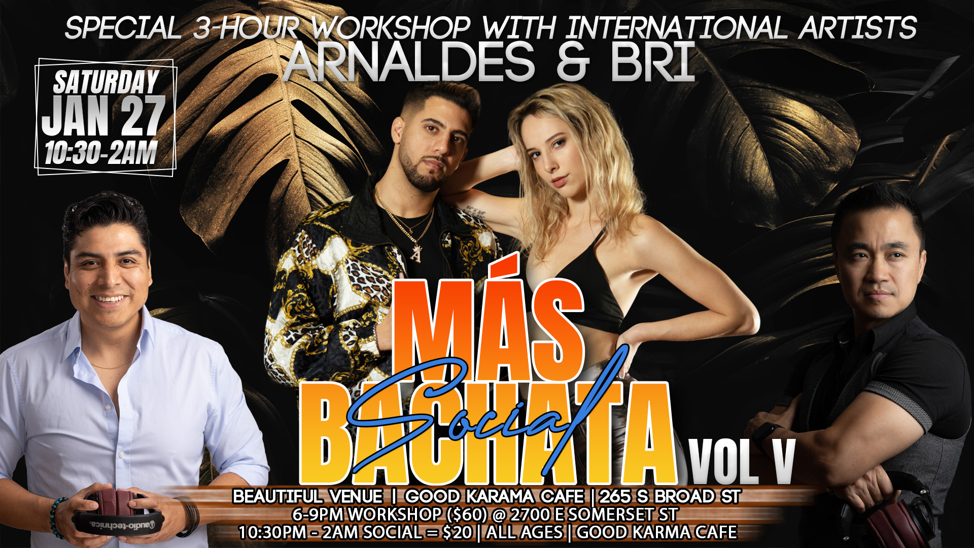 MÁS BACHATA SOCIAL- VOL V