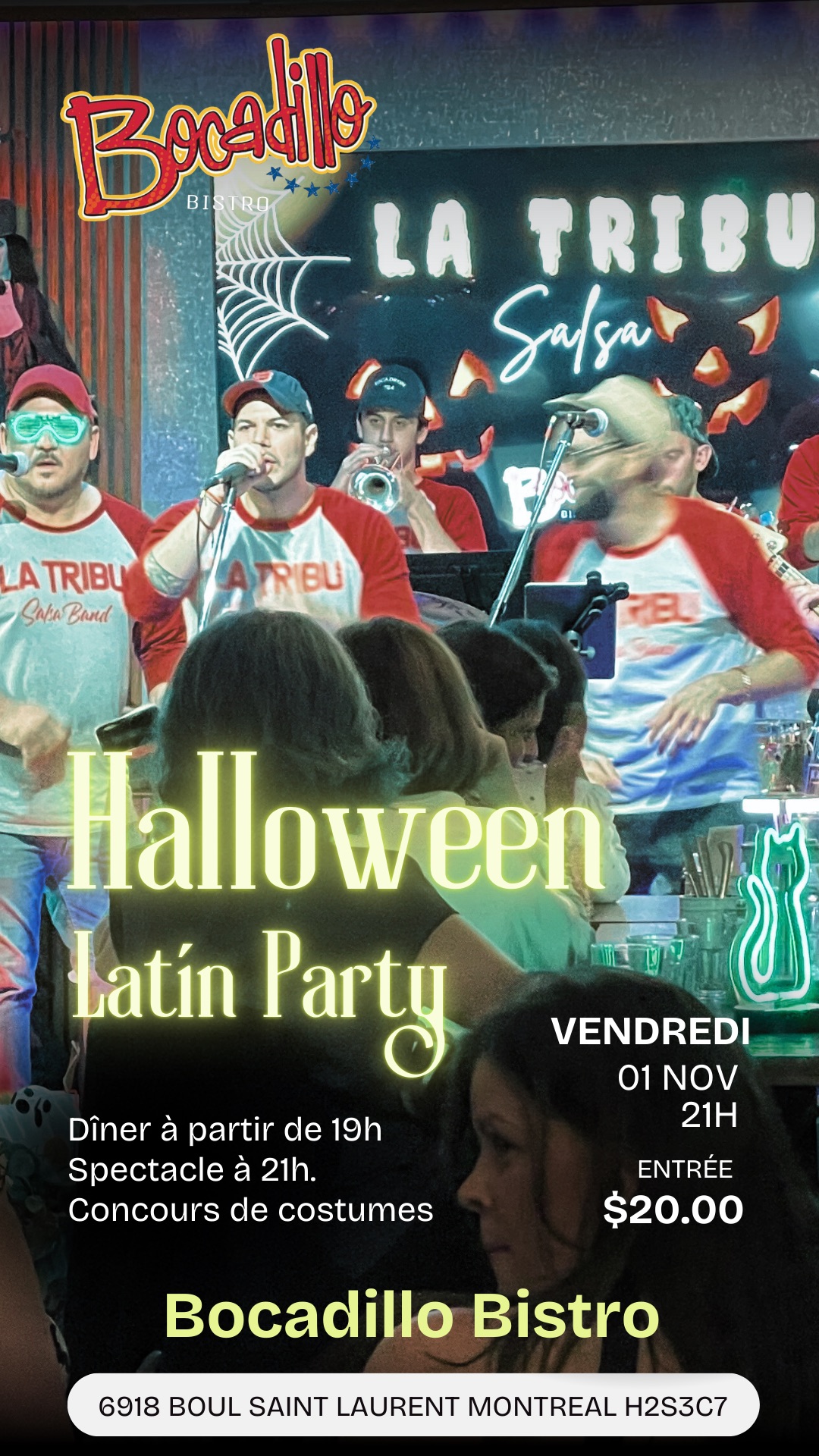 Halloween Salsa Party La tribu