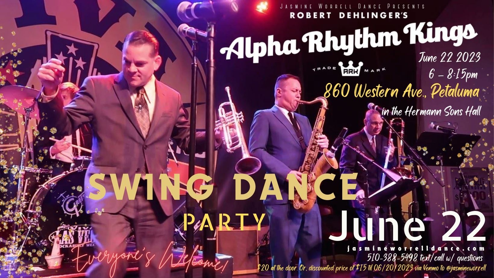 Alpha Rhythm Kings plays live dance party for swing dancers!