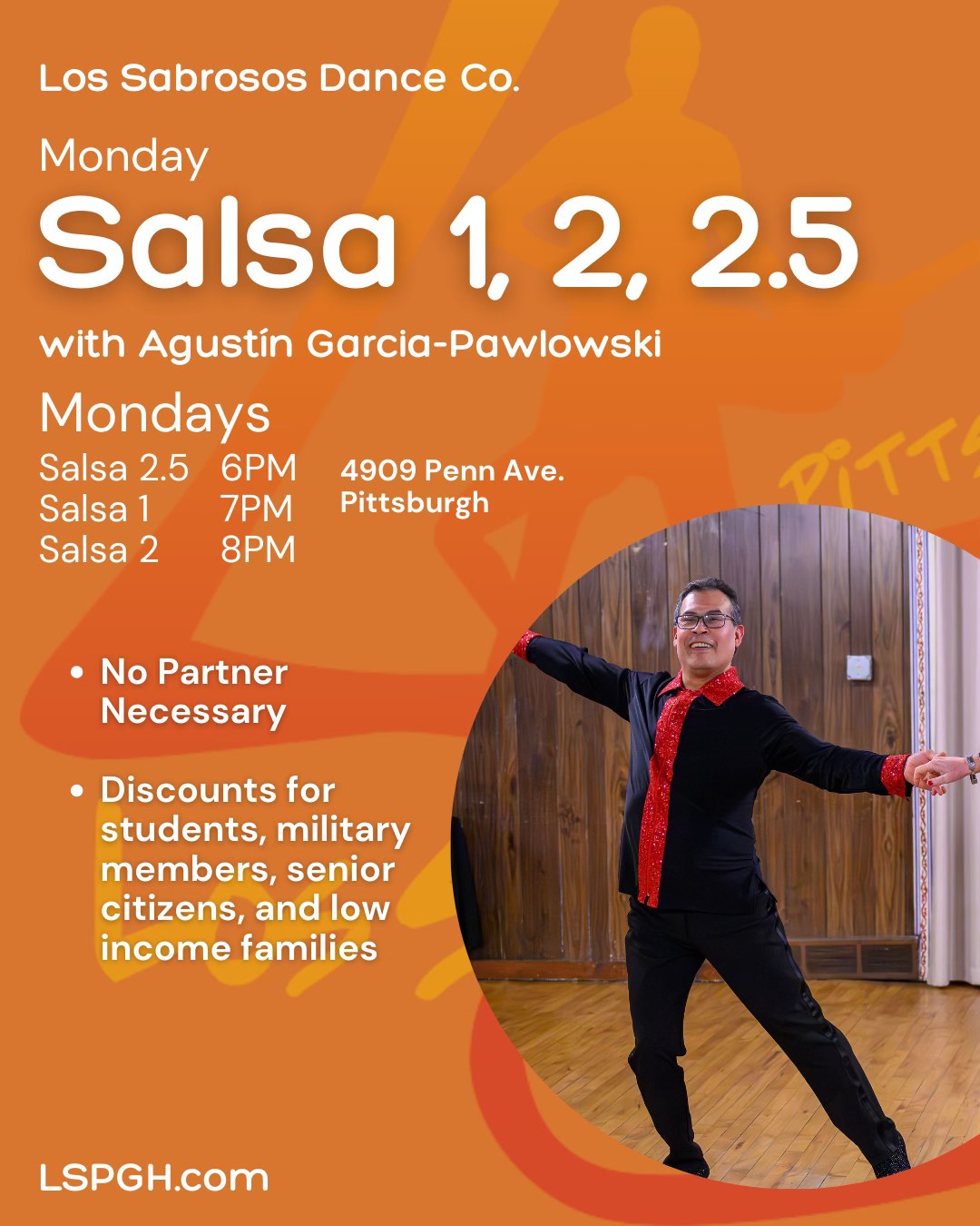 Salsa 1 Class at Los Sabrosos Dance Co.