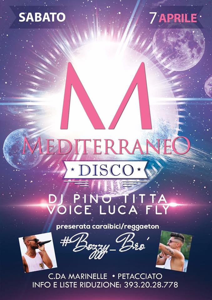SAB 07 APRILE ◆Ti va di ballare? ◆ #ilsabatonotte At Mediterraneo Disco
