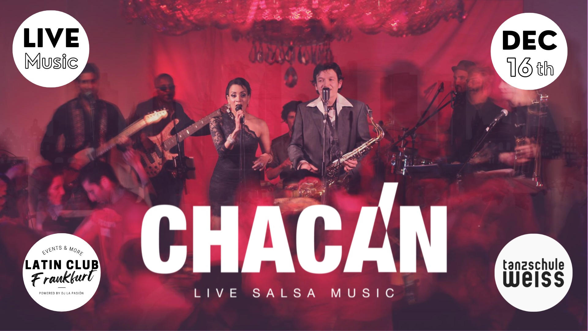 Salsa Party & Live-Musik mit CHACÁN
