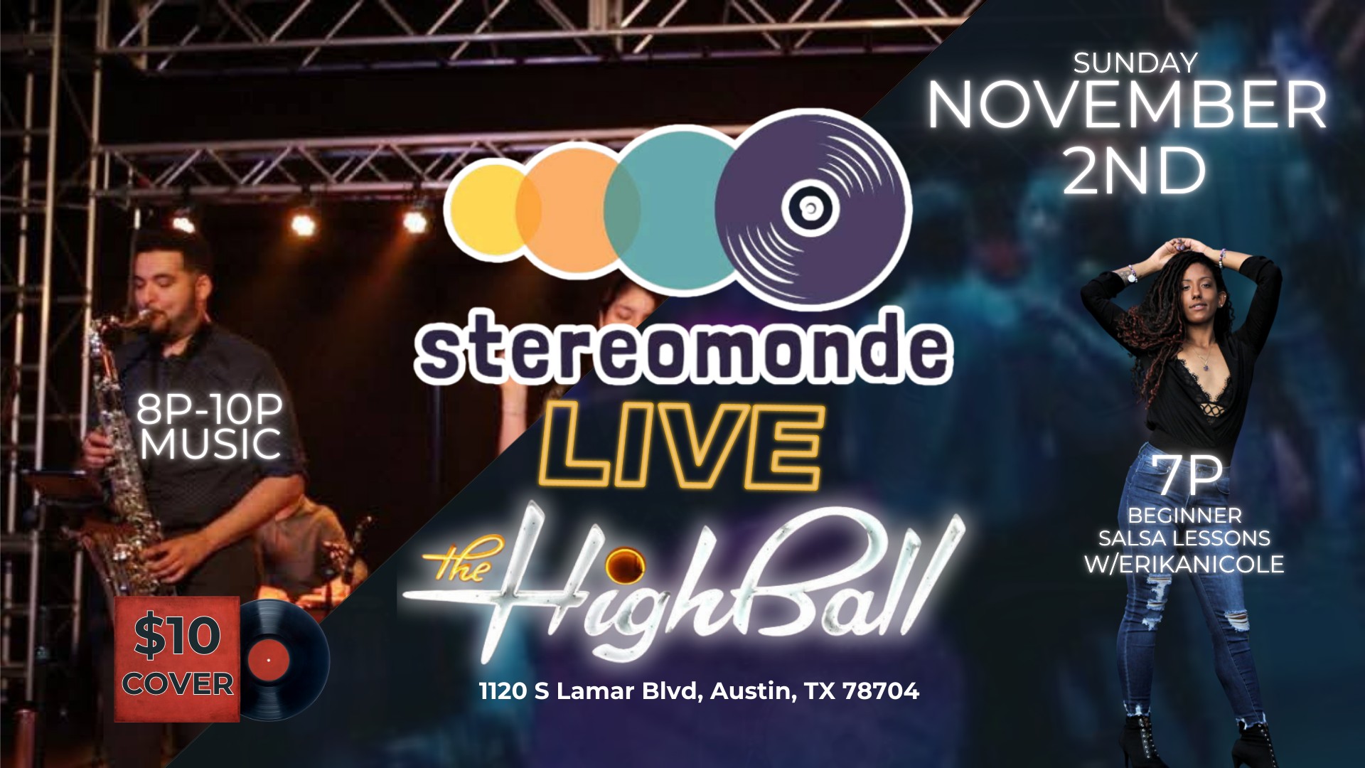 Salsa Night at The Highball with LIVE music by Stereomonde🎷🎶