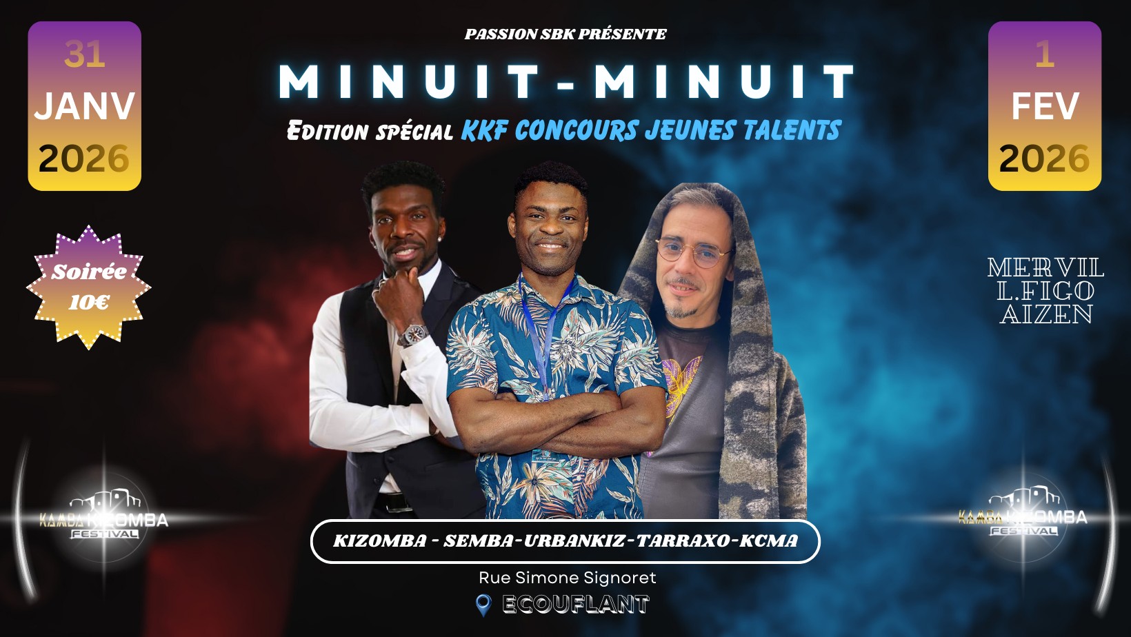 MINUIT - MINUIT SPÉCIAL KKF - CONCOURS JEUNES TALENTS