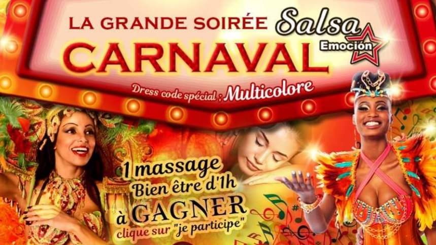 La Grande Soirée Salsa Emocion Carnaval Multicolore