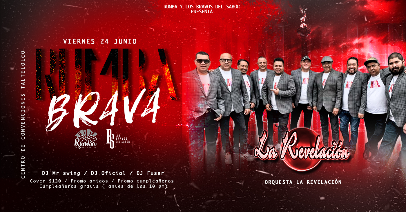 Rumba Brava con la Revelación - vie junio 9 pm