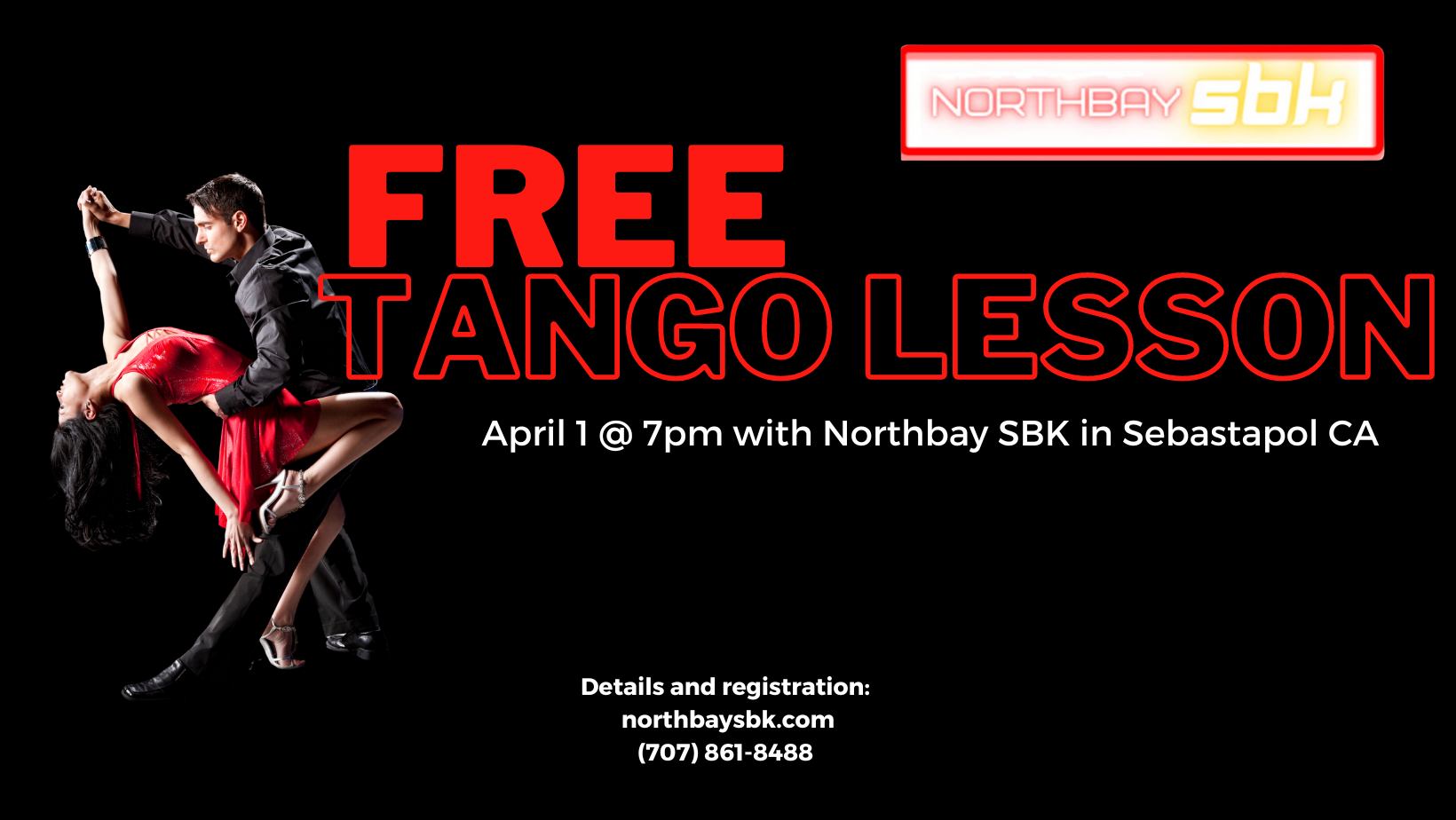 Free Tango Lesson in Sebastapol