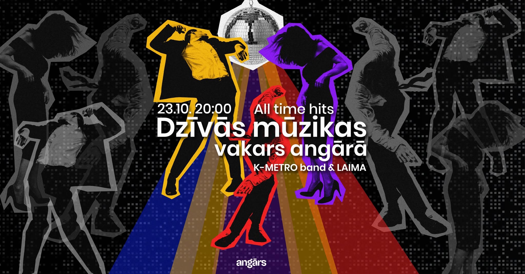 🎙️ Dzīvās mūzikas vakars angārā 23.10. ar K-METRO & LAIMA