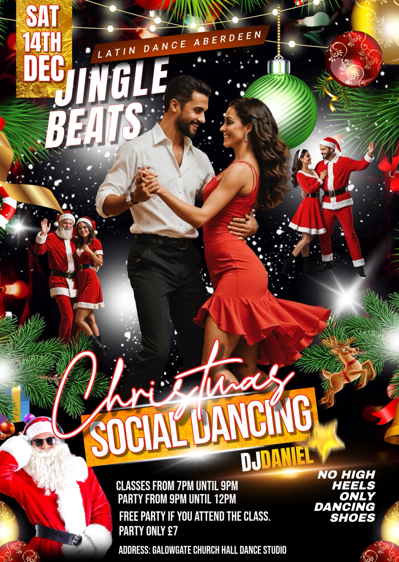 Christmas SBK Social Dancing in the Dance Studio