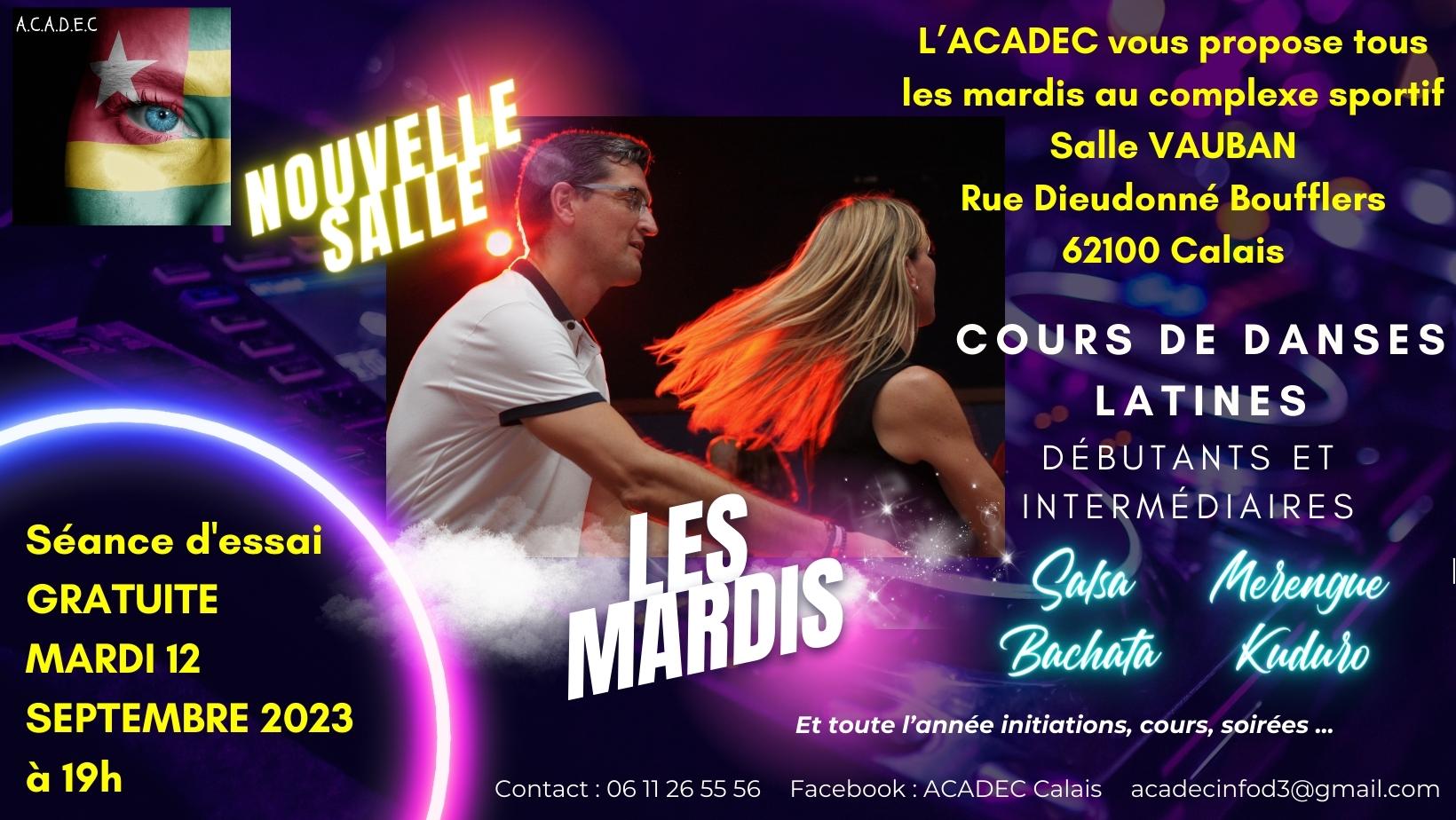 Séance d'essai gratuite... INITIATION Salsa,Bachata,Merengue
