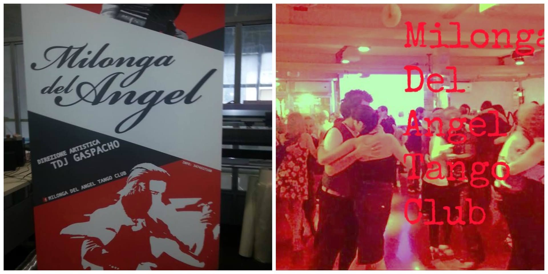 Milonga del Angel straordinariamente il sabato ! Tdj Gaspacho e ospite