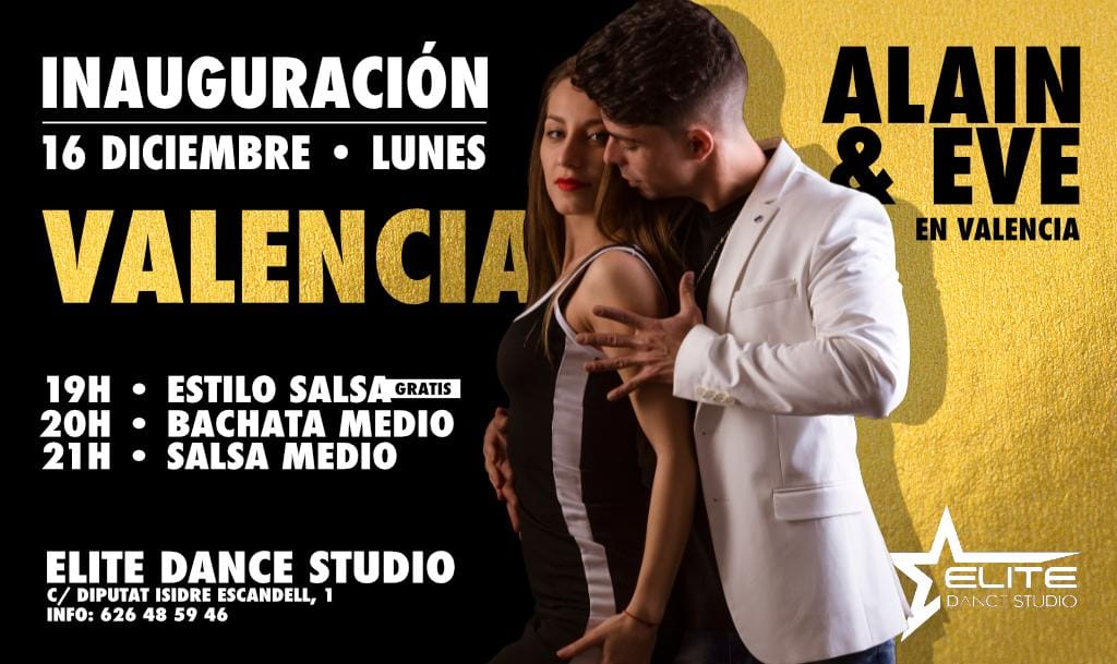¡ INAUGURACIÓN NUEVO LOCAL EN VALENCIA CON ALAIN Y EVE!