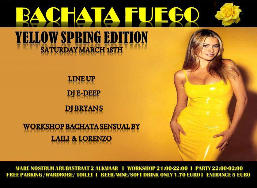 Bachata Fuego Yellow Spring Edition