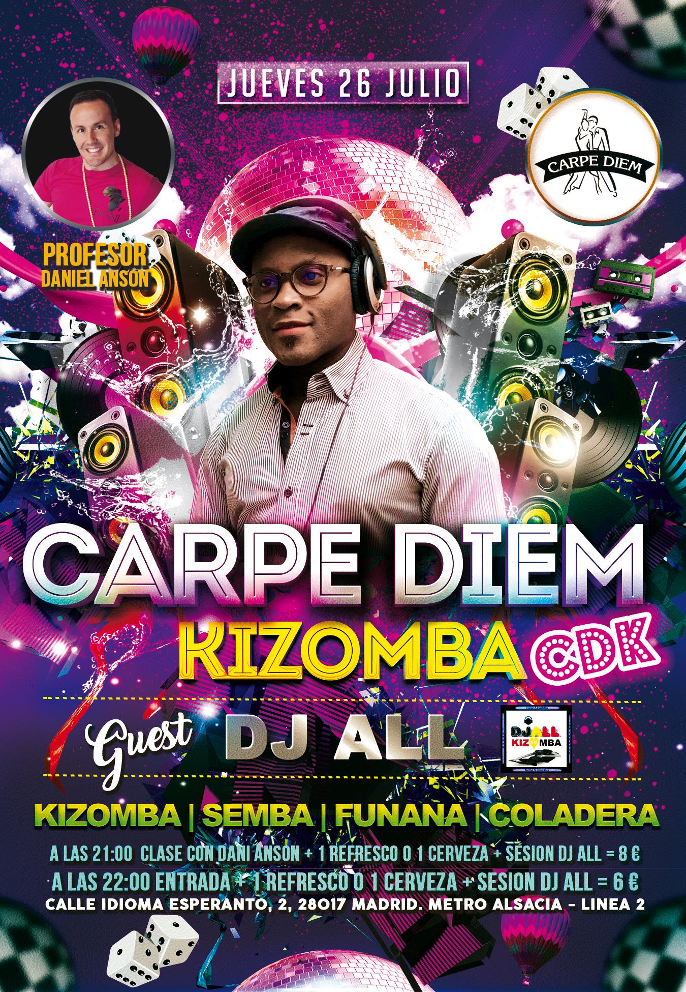CARPE DIEM Kizomba. Dj All Session