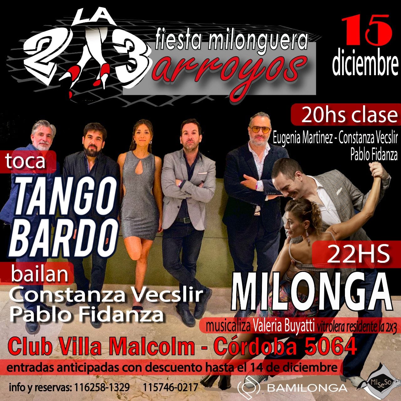 La 2x3 Arroyos Fiesta Milonguera