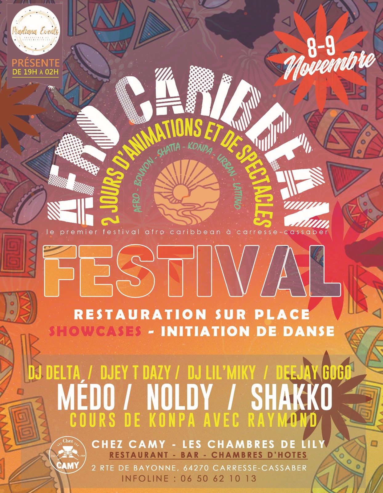 FESTIVAL AFRO CARIBBEAN MADIANA EVENTS