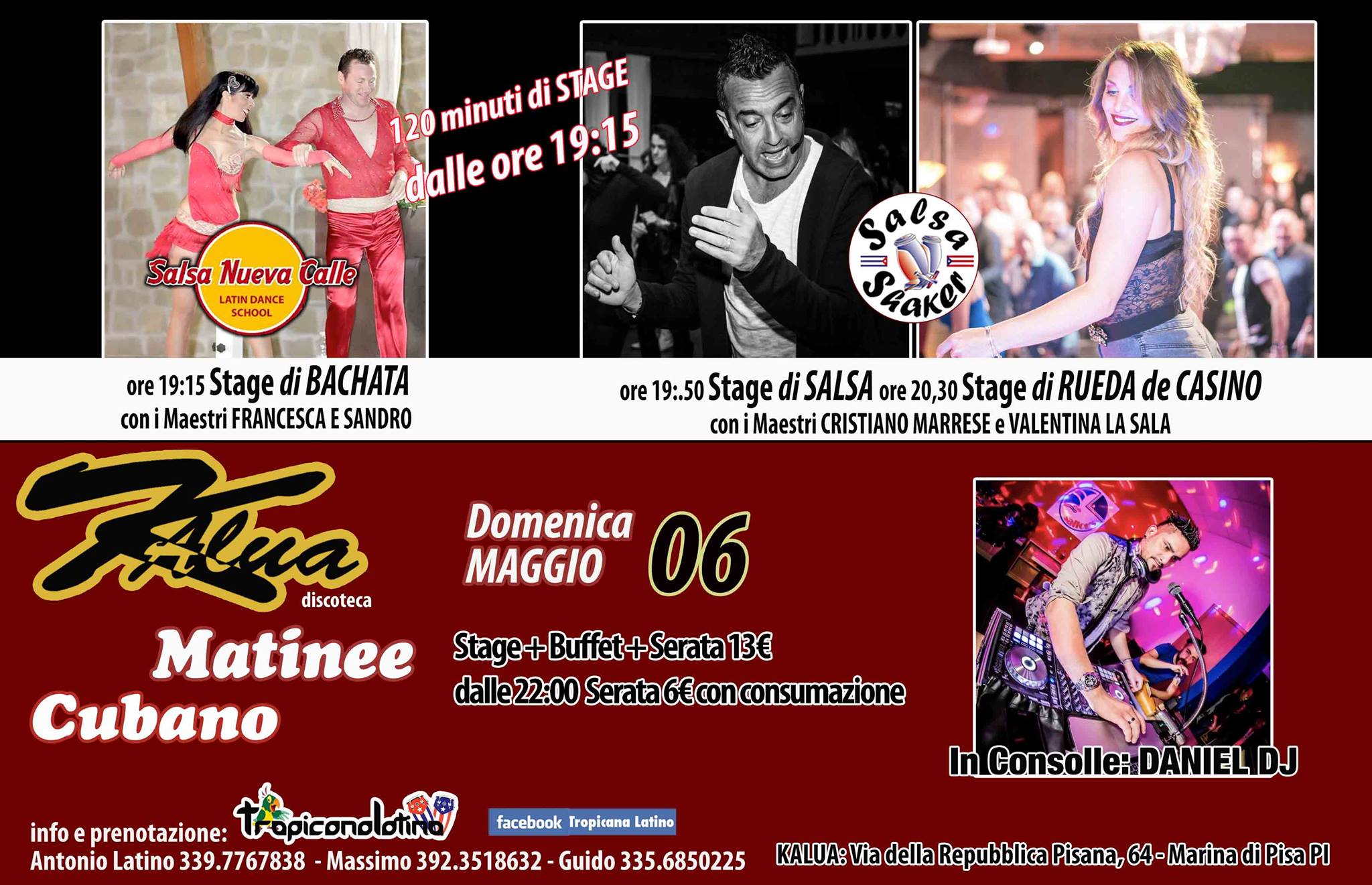 Matinee Cubano la Domenica Latina del Kalua