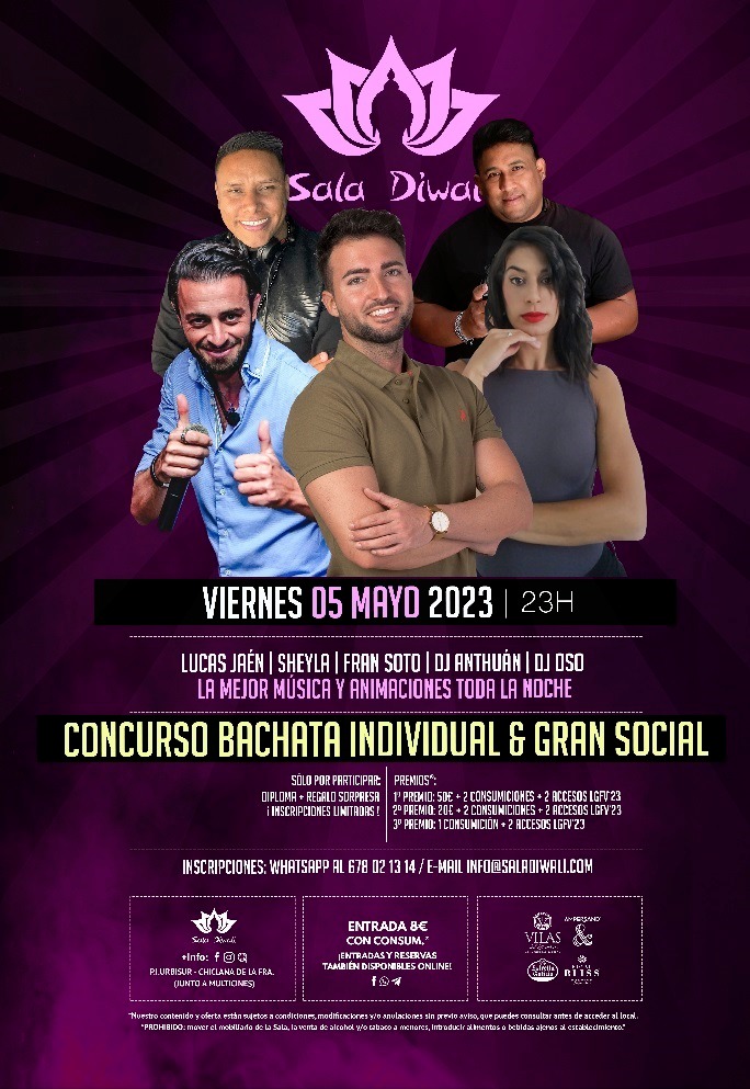 VIERNES SBK - 1º Concurso Bachata Individual Amateur