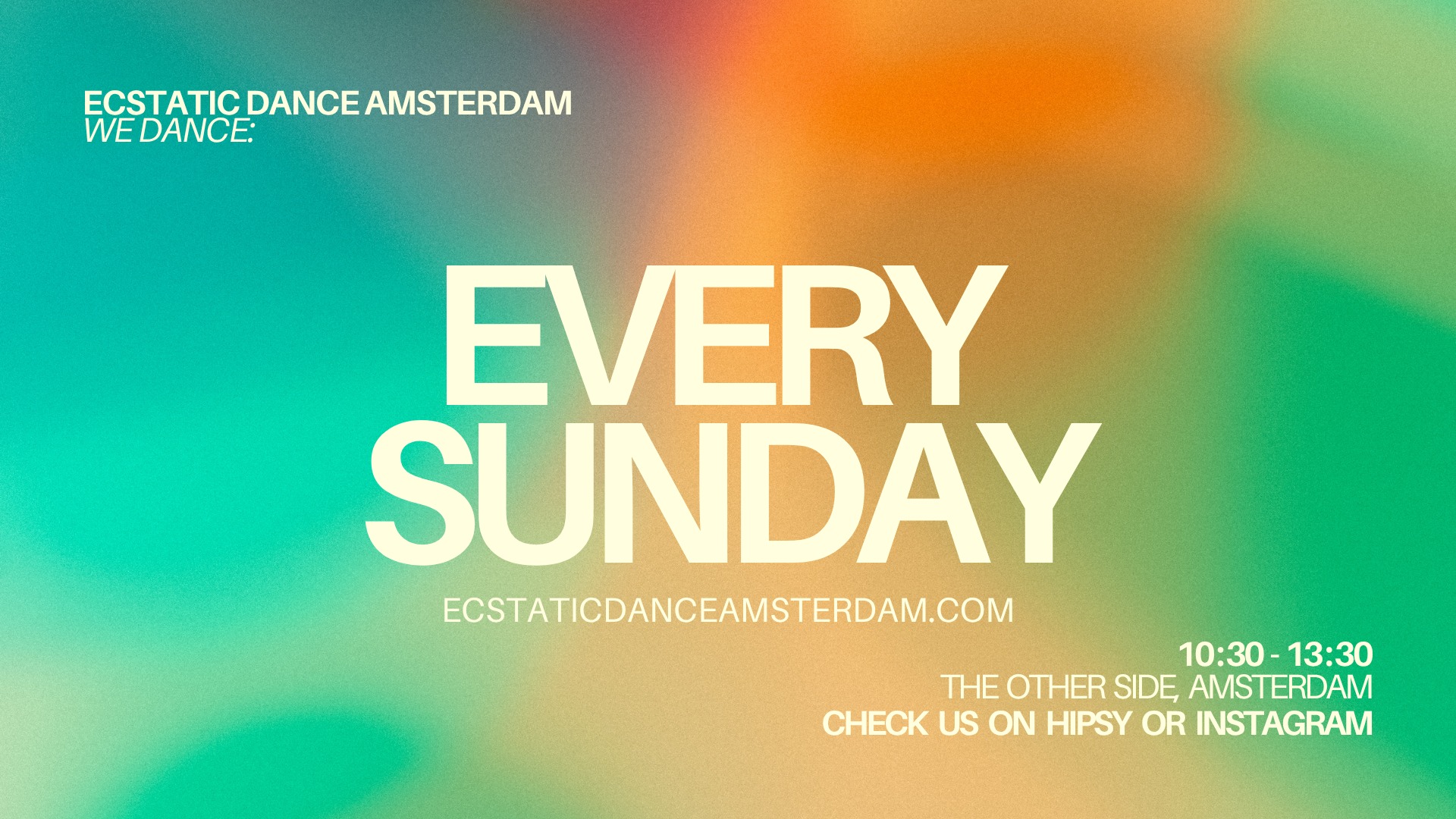 EVERY SUNDAY EDA @ TOS