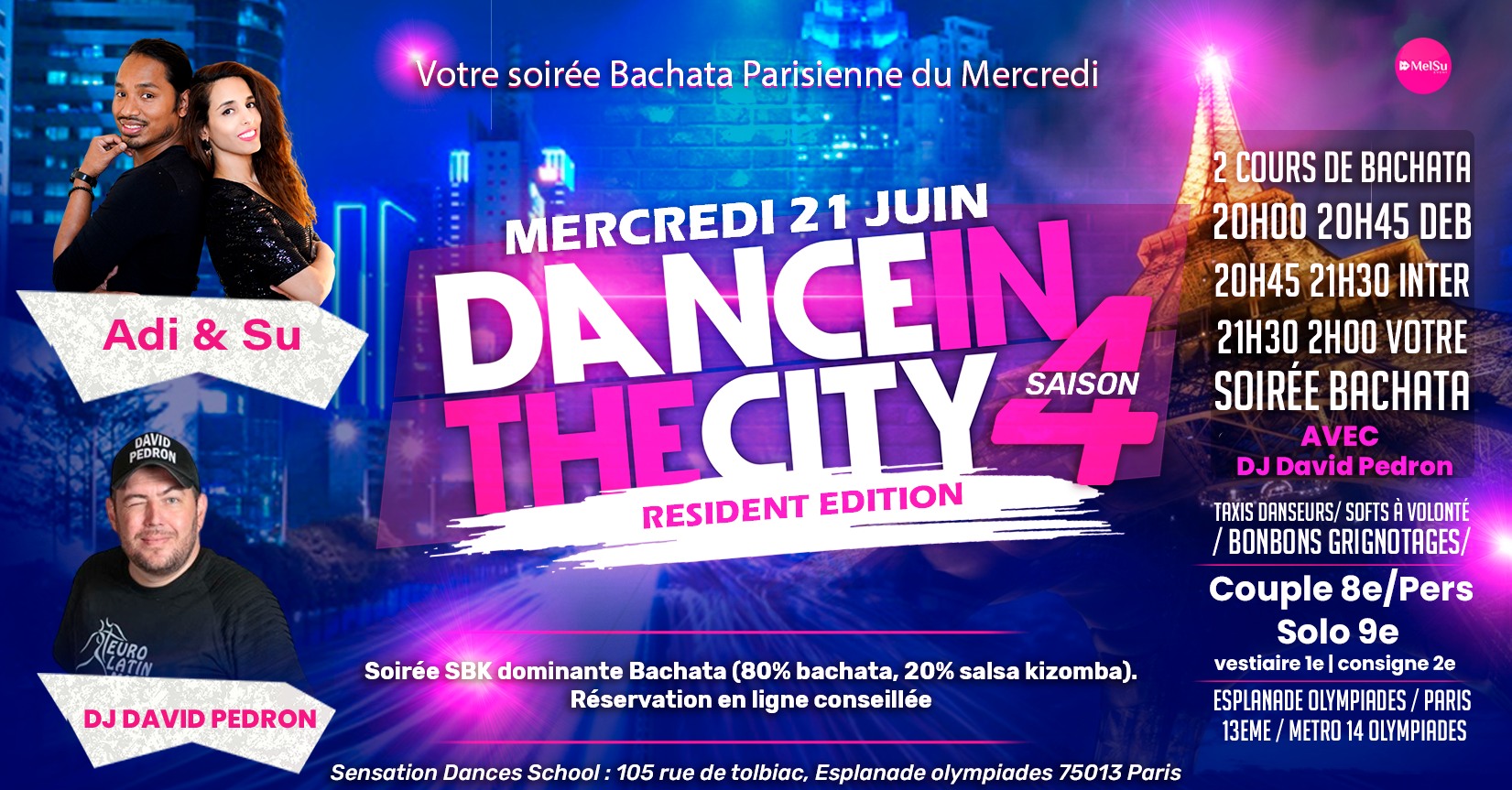 DITC - VOTRE SOIREE BACHATA PARISIENNE - Resident Edition
