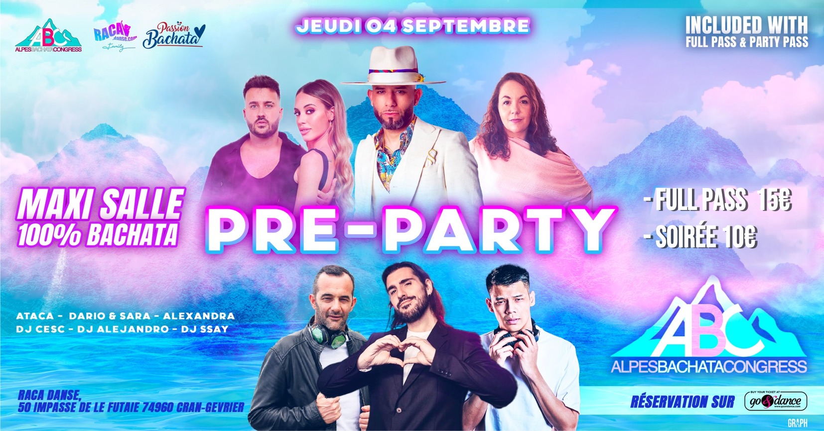 ABC PRE-PARTY 100% BACHATA Annecy