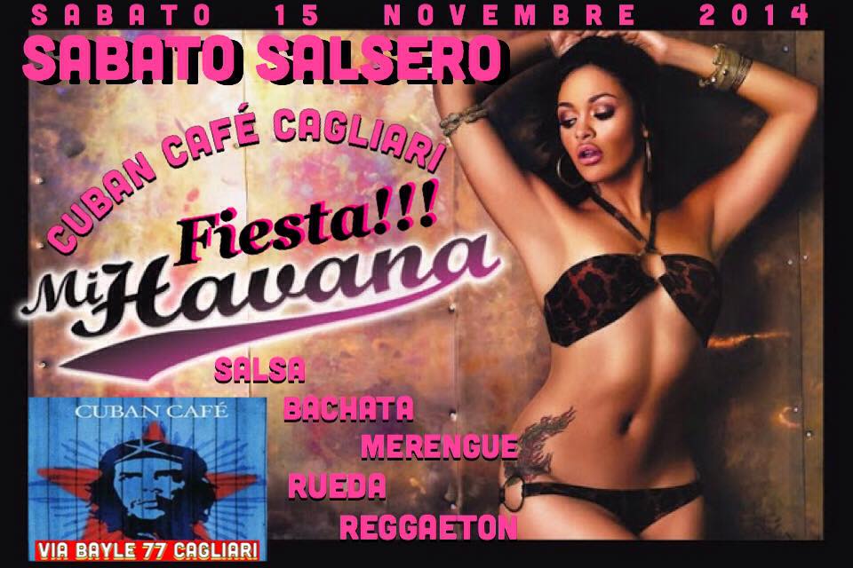 SABATO SALSERO AL CUBAN CAFE' (29 NOVEMBRE)