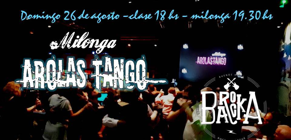Domingo de milonga ArolasTango en Barocka - Adrogué
