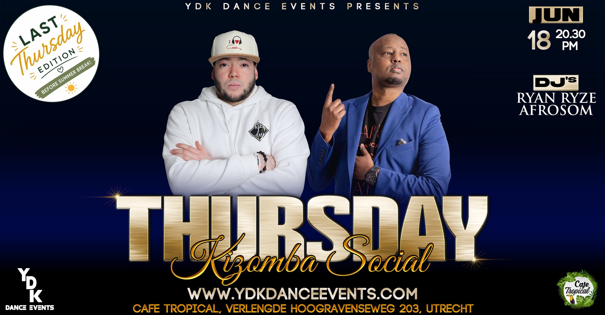 Thursday Kizomba Social Dj Ryan Ryze & Dj Afrosom