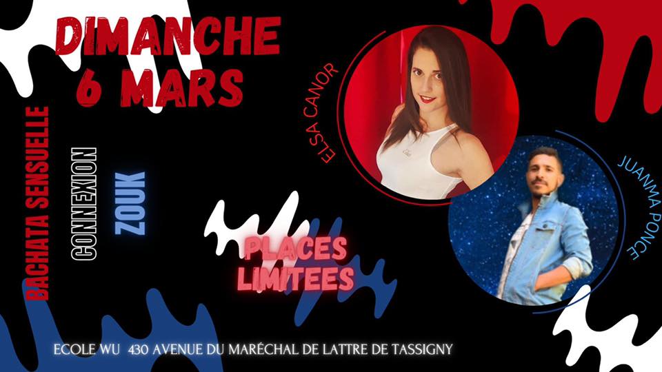 Stage Bachata Sensuelle Connexion Zouk avec Juanma et Elsa