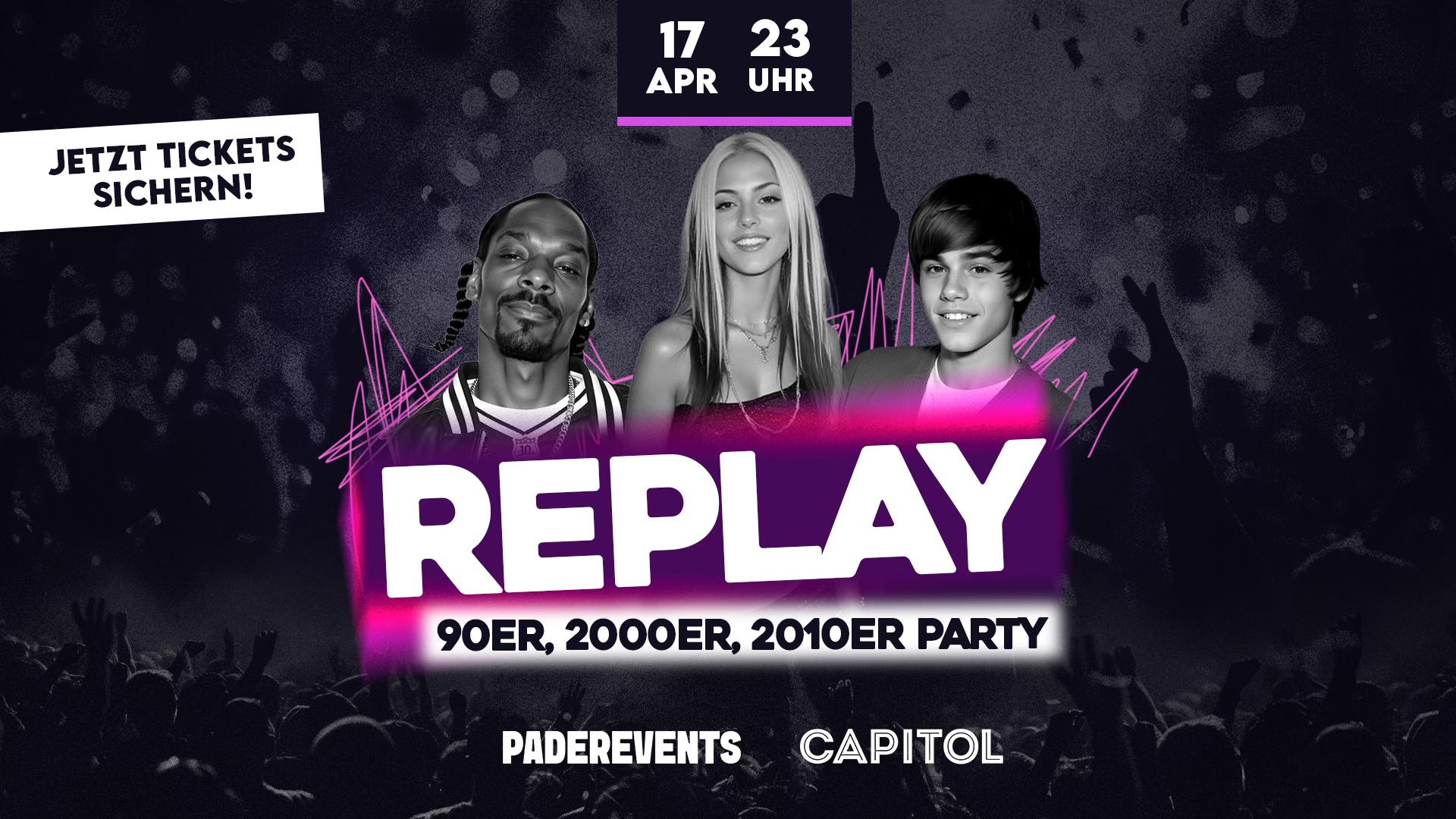REPLAY 90ER, 2000ER, 2010ER PARTY