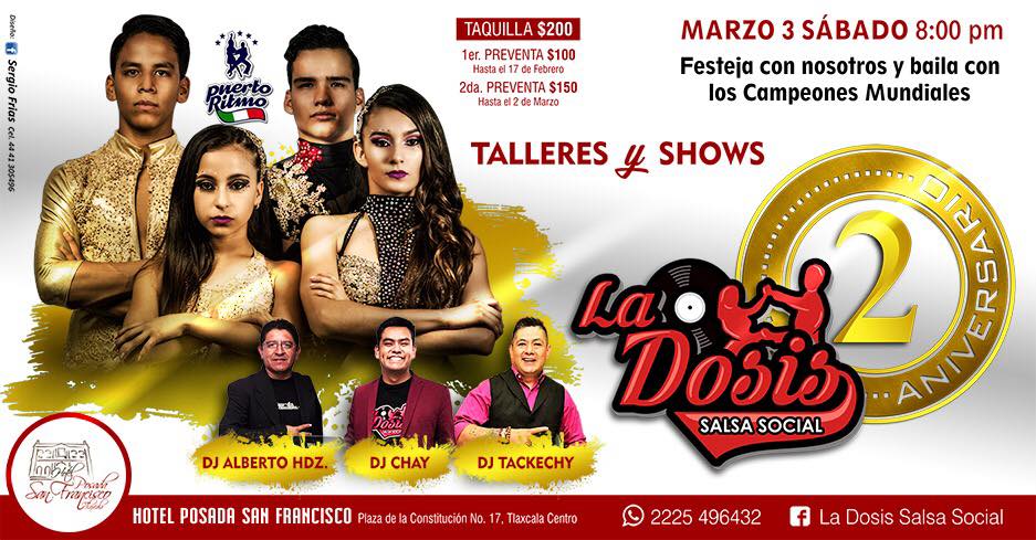 2 Aniversario La Dosis Salsa Social