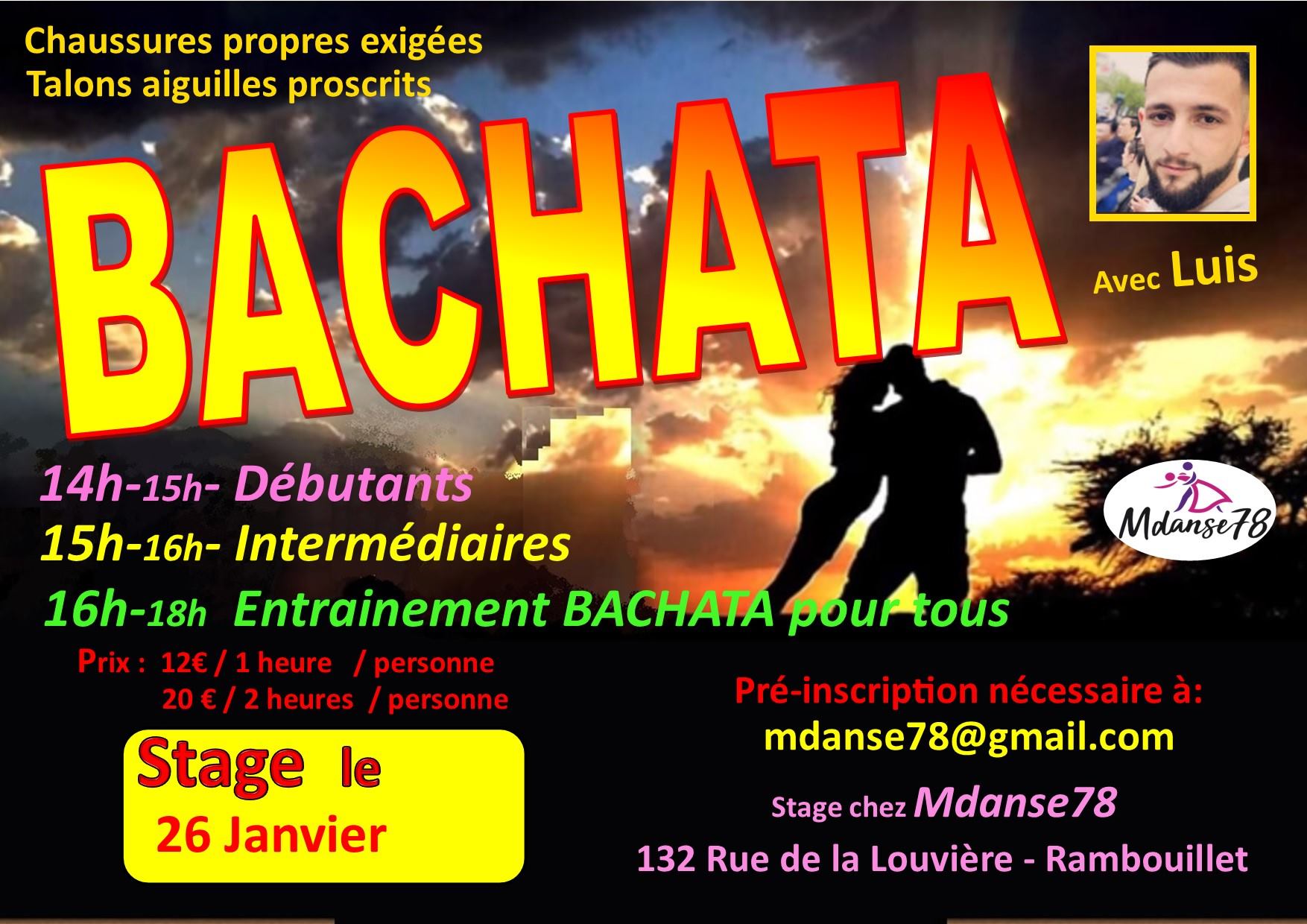 Stage de Bachata MDanse 78