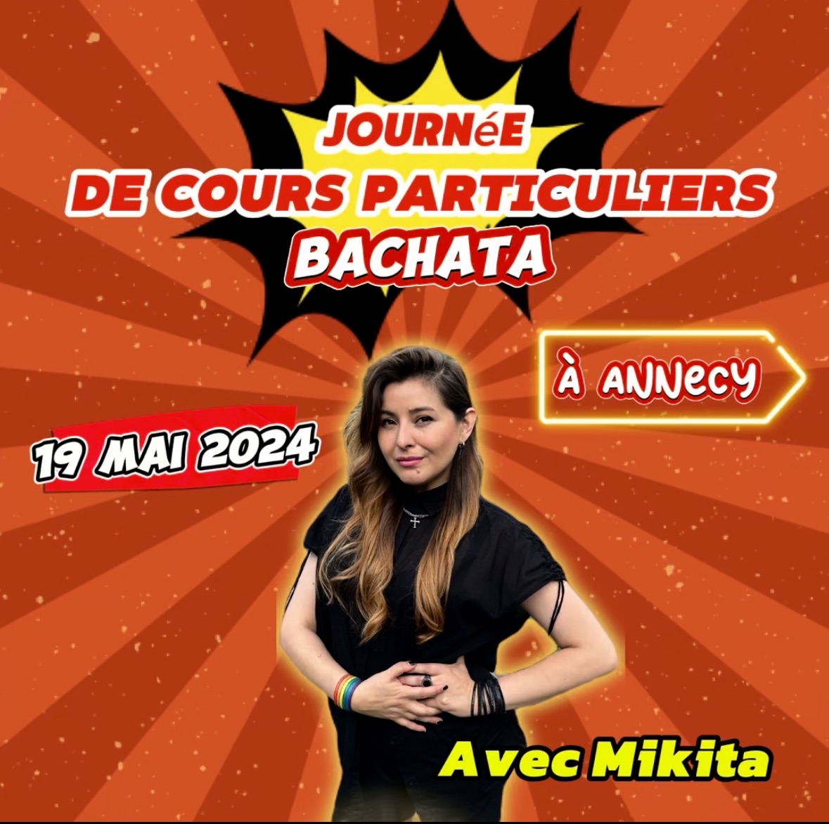 Journée de cours particuliers de BACHATA avec Mikita