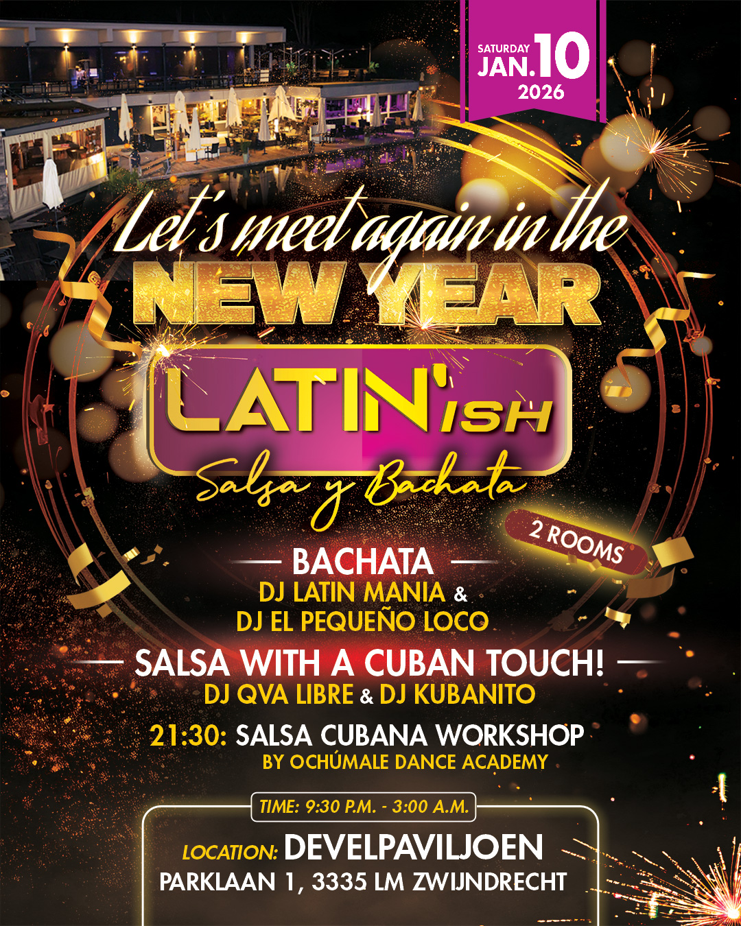 ✨Latin’ish New Year's Party in Zwijndrecht! ✨