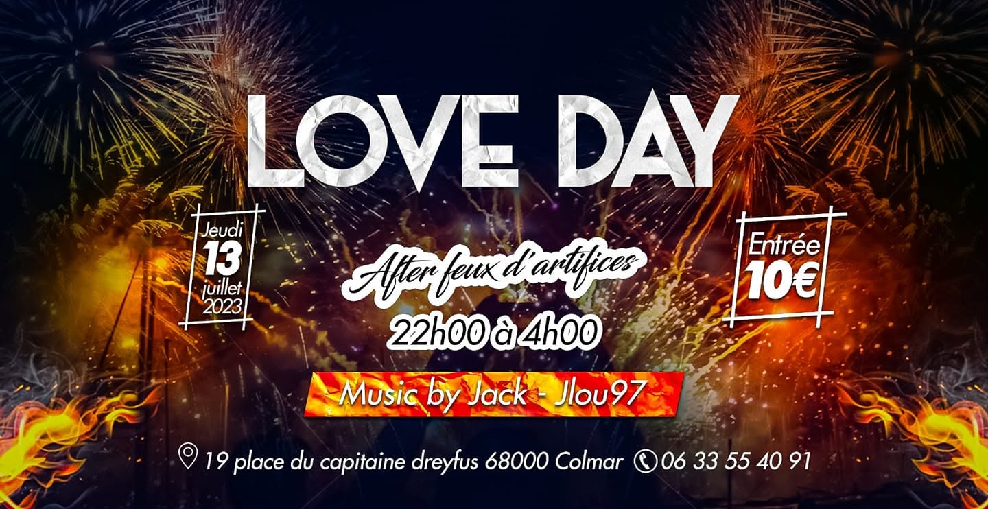 SOIRÉE LOVE DAY #ZOUK #KOMPA