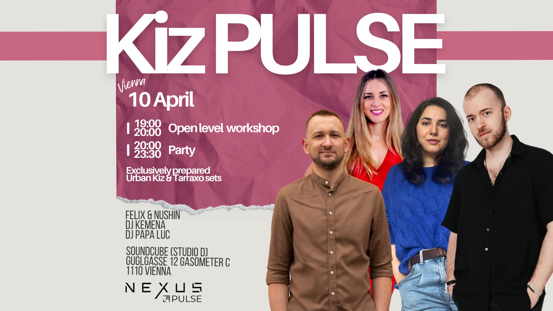 Kiz:PULSE - Urban Kiz parties in Vienna