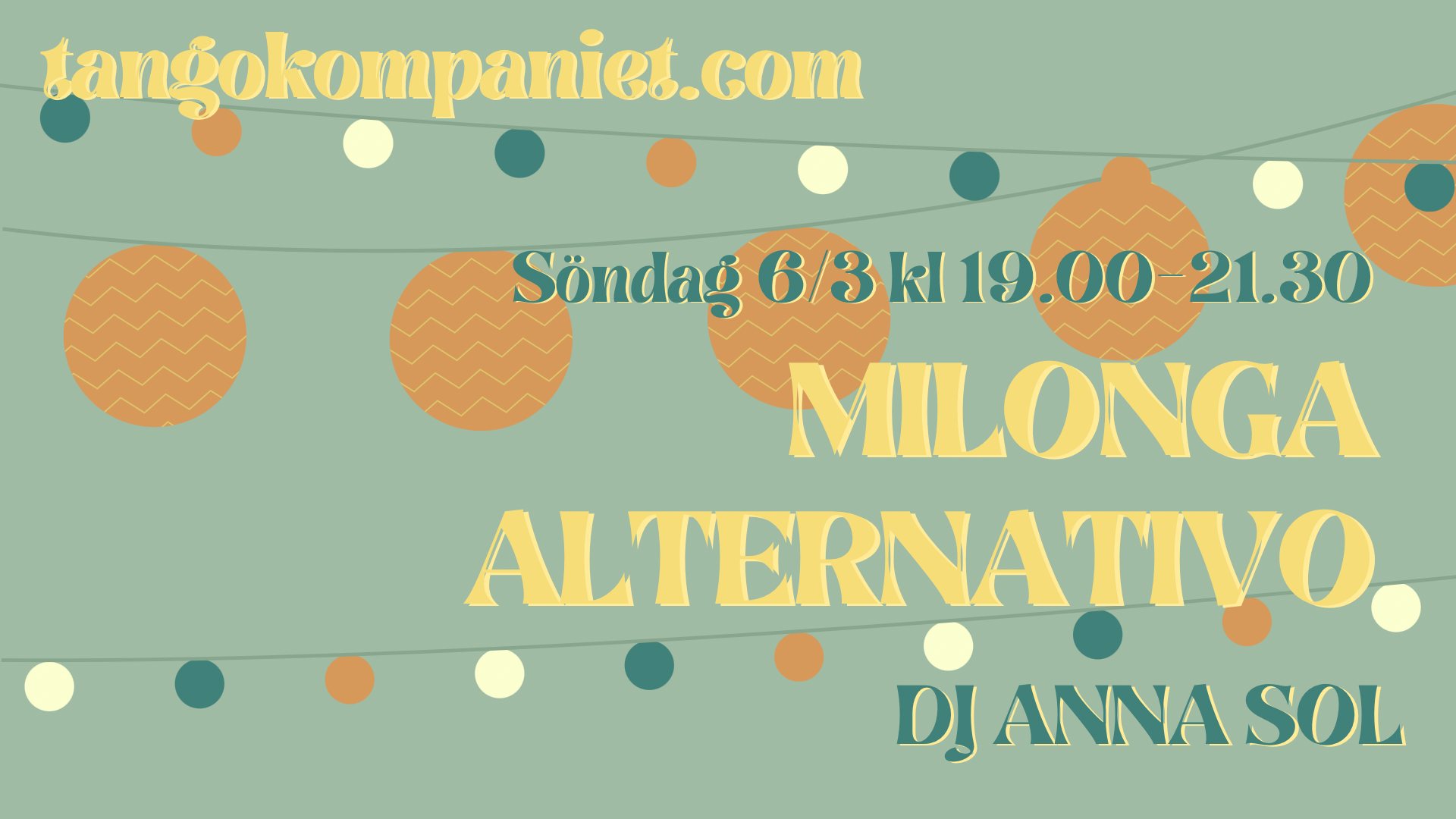 Milonga Alternativo - DJ Anna Sol
