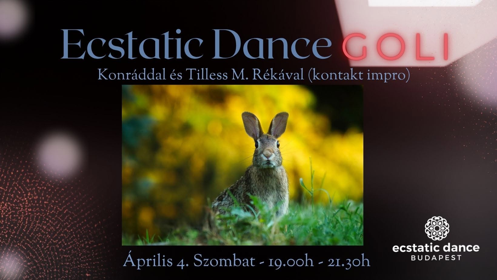 Húsvéti Ecstatic Dance Goli Konráddal és Rékával (kontakt impro)