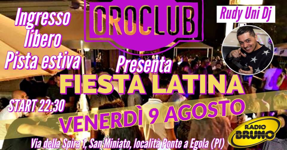 *FIESTA LATINA ALL’ APERTO*