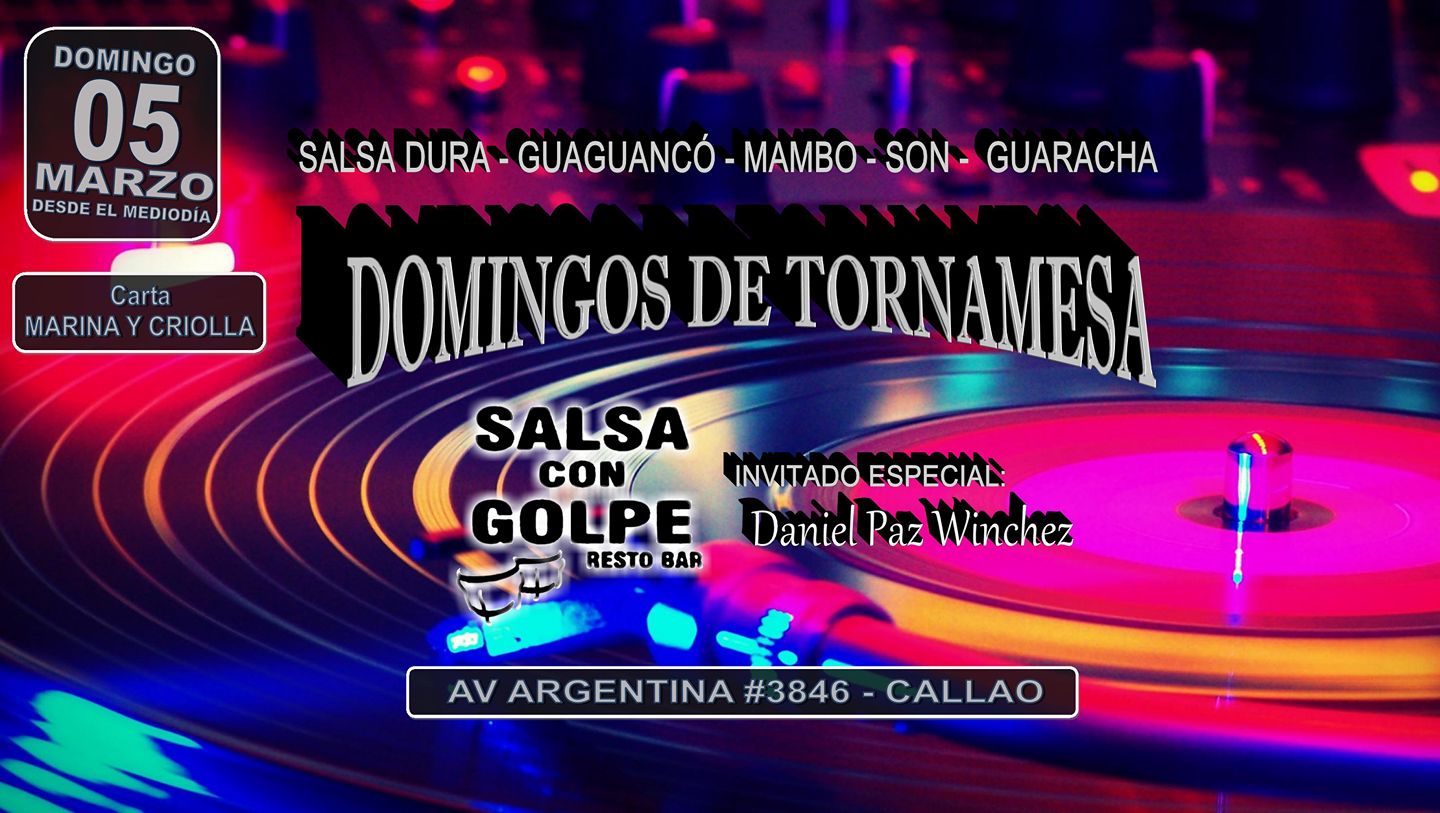 Domingo De Tornamesa (Con: Daniel Paz)