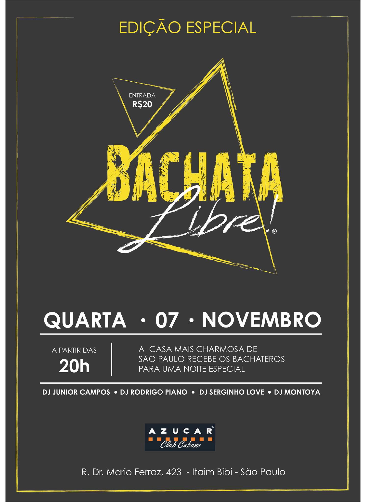 Bachata libre! no Azucar