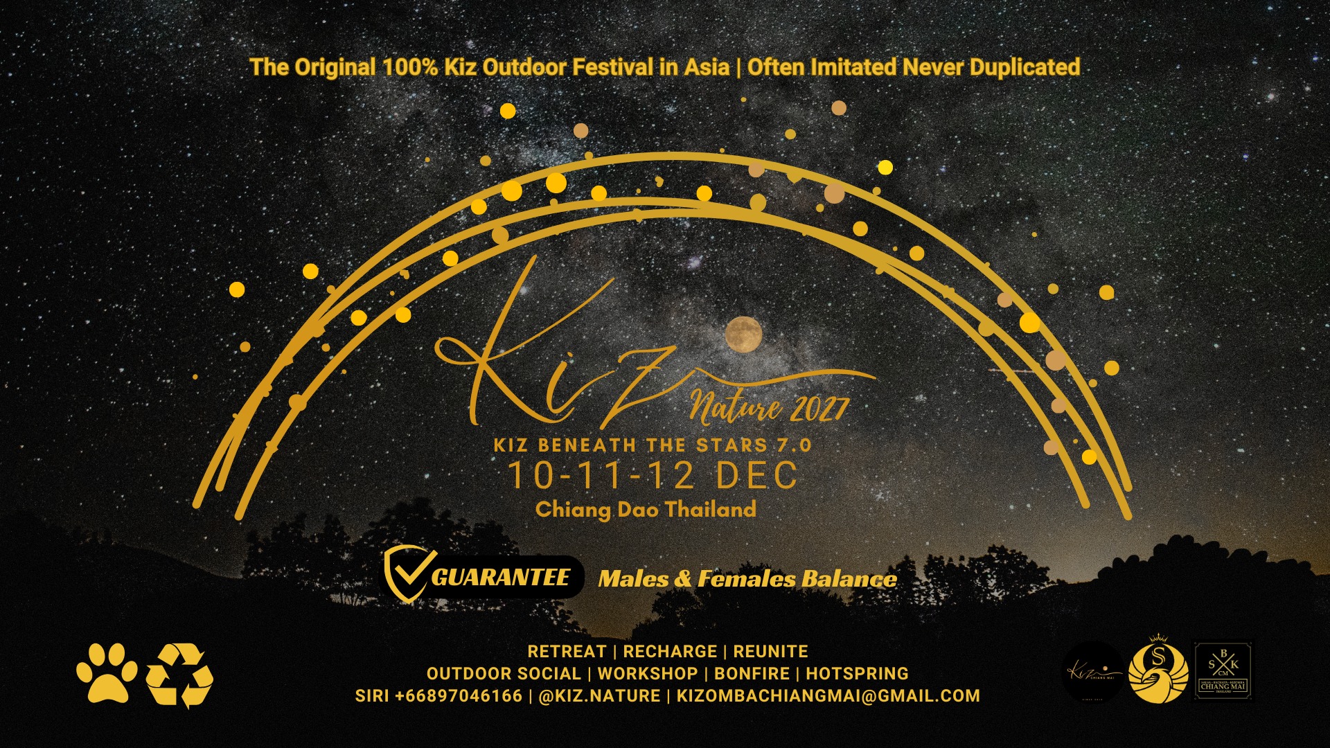 Kiz Nature 2027 Kiz Beneath The Stars 7.0 Elevation Edition (Eco-friendly Dance Event in Asia)