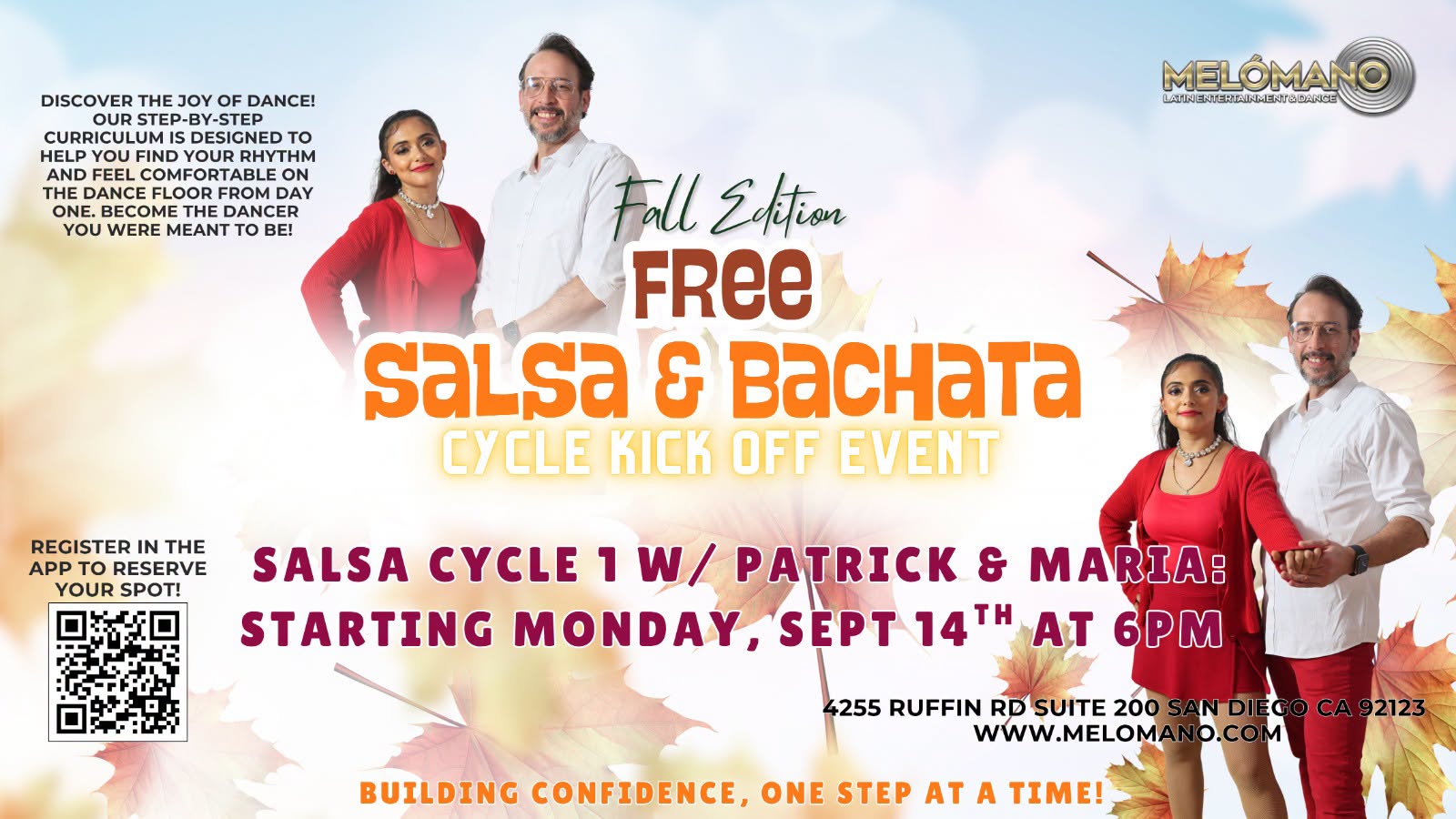 FREE Melómano Salsa Cycle 1 Kick Off! 9 14