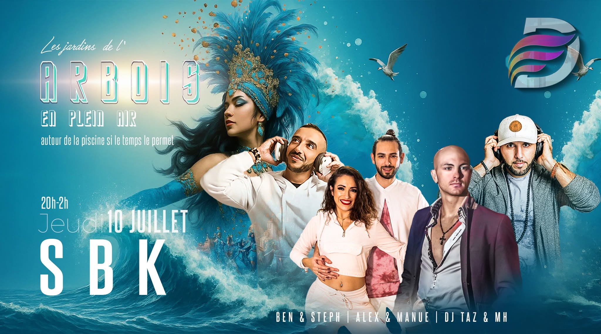 SBK de l'ARBOIS autour de la piscine - Jeudi 10 Juillet