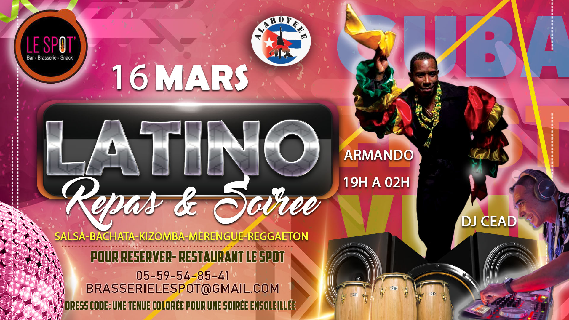 Repas & Soiree Latino