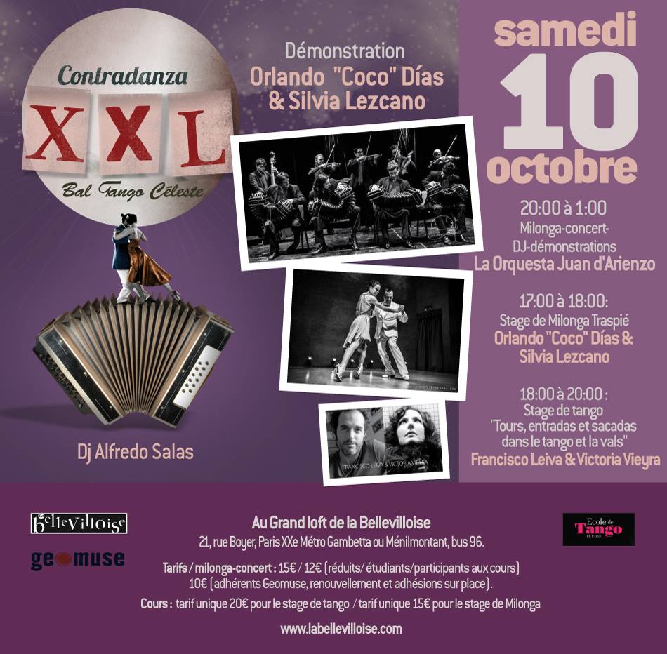 Tango ! bal et concert exceptionnels au grand loft