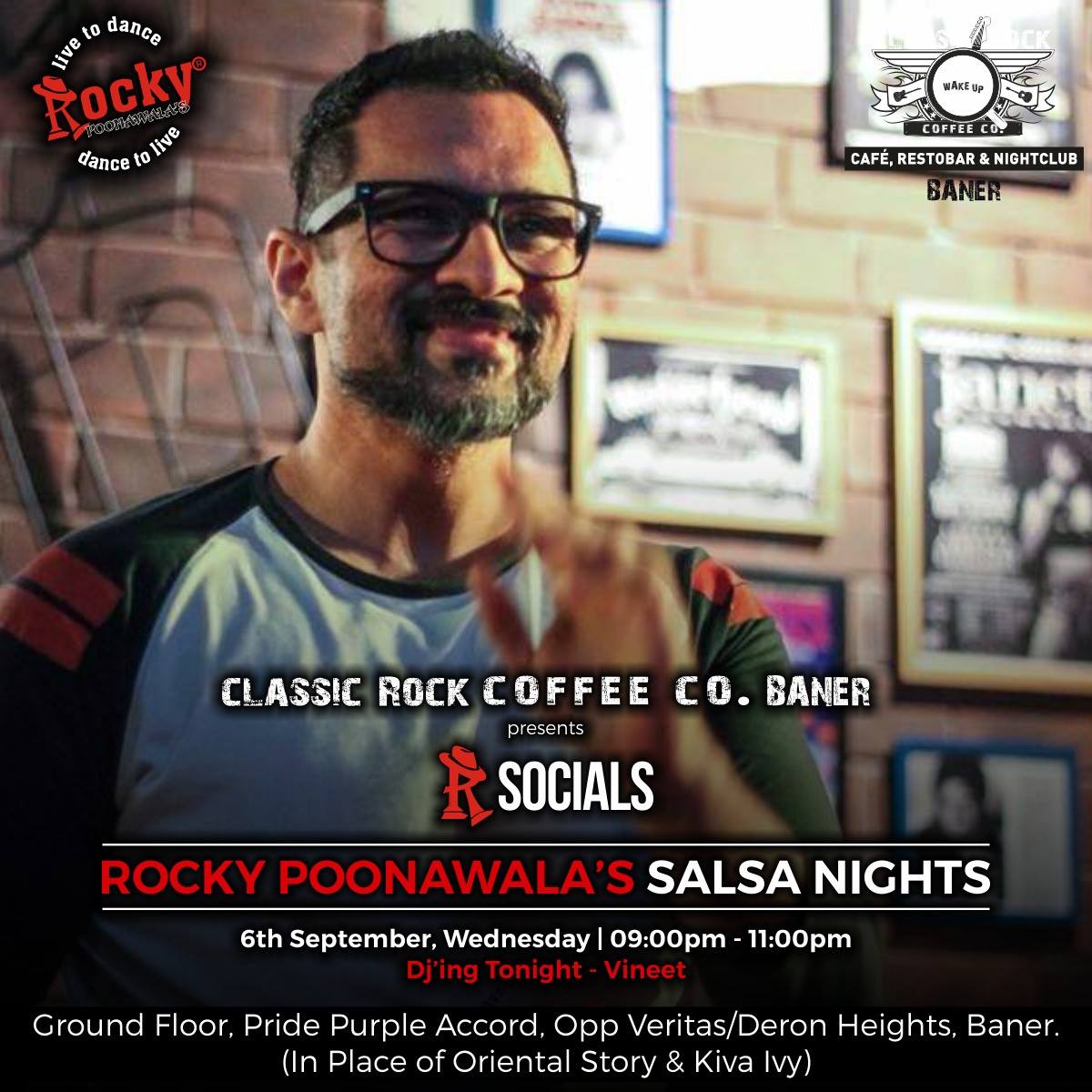 RSocials - Rocky poonawalas salsa nights