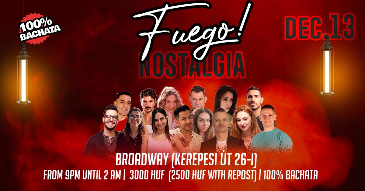 Fuego! Bachata Party Budapest!