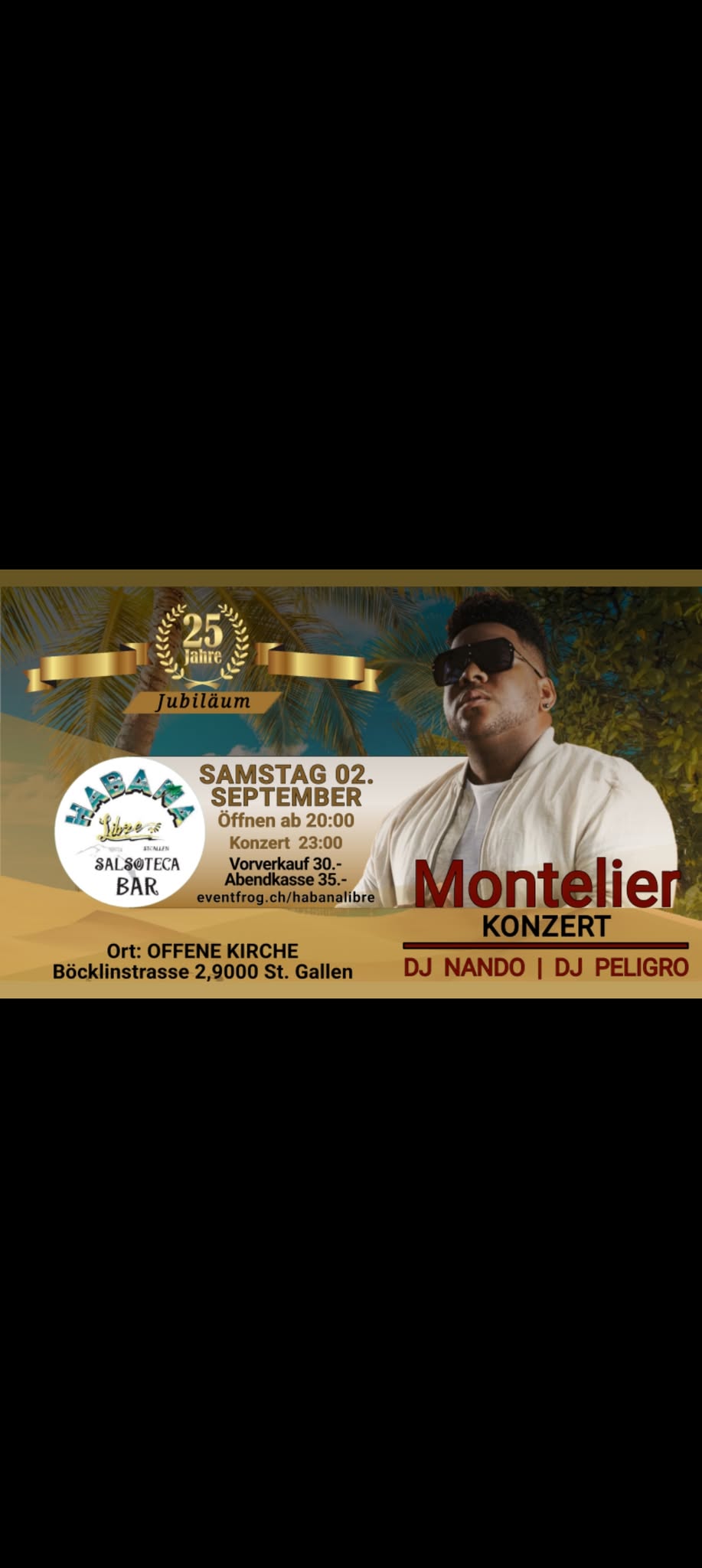 HABANA LIBRE SG 25. Aniversary MONTELIER Live Konzert